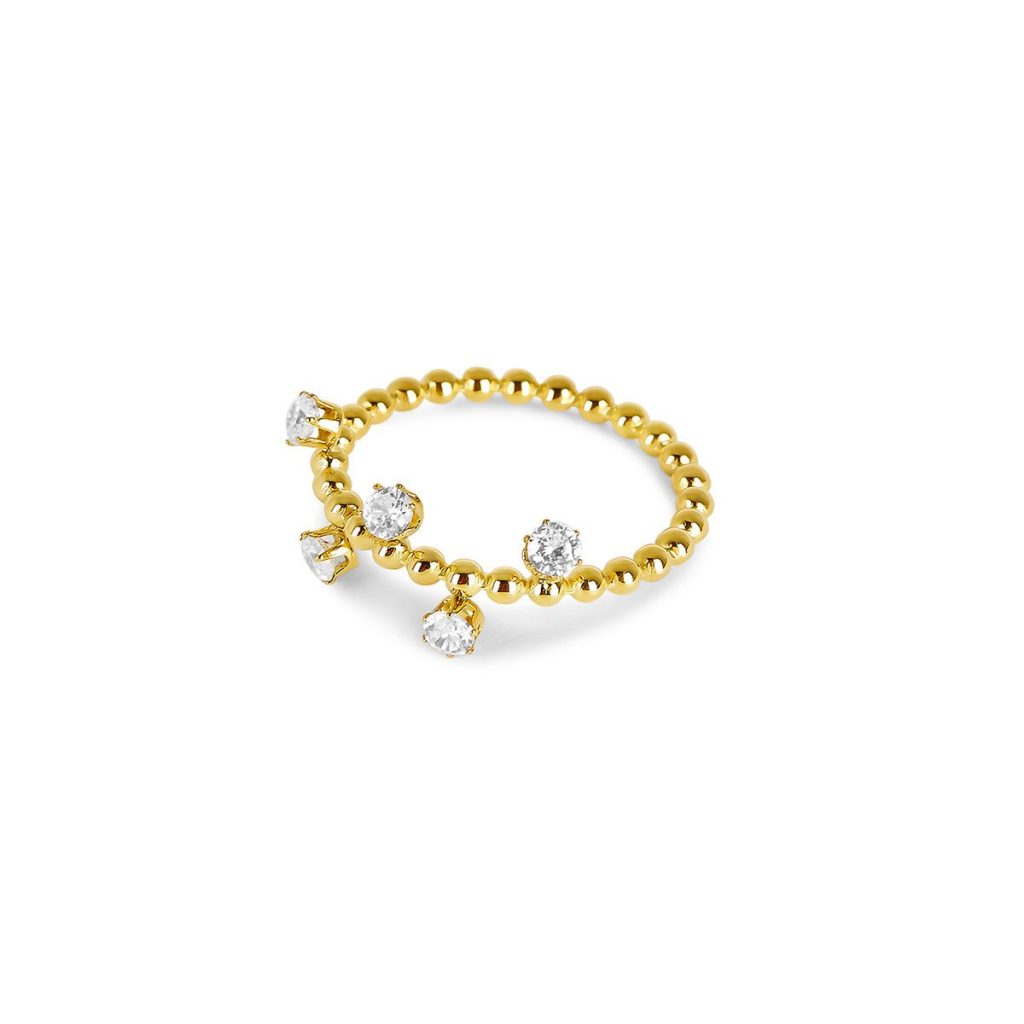Anel Serena Banhado em Ouro 18K