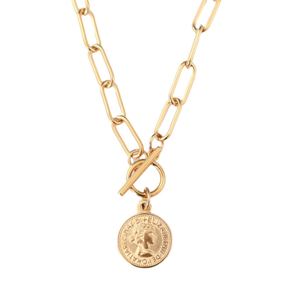 Colar London Cents Banhado em Ouro 18K
