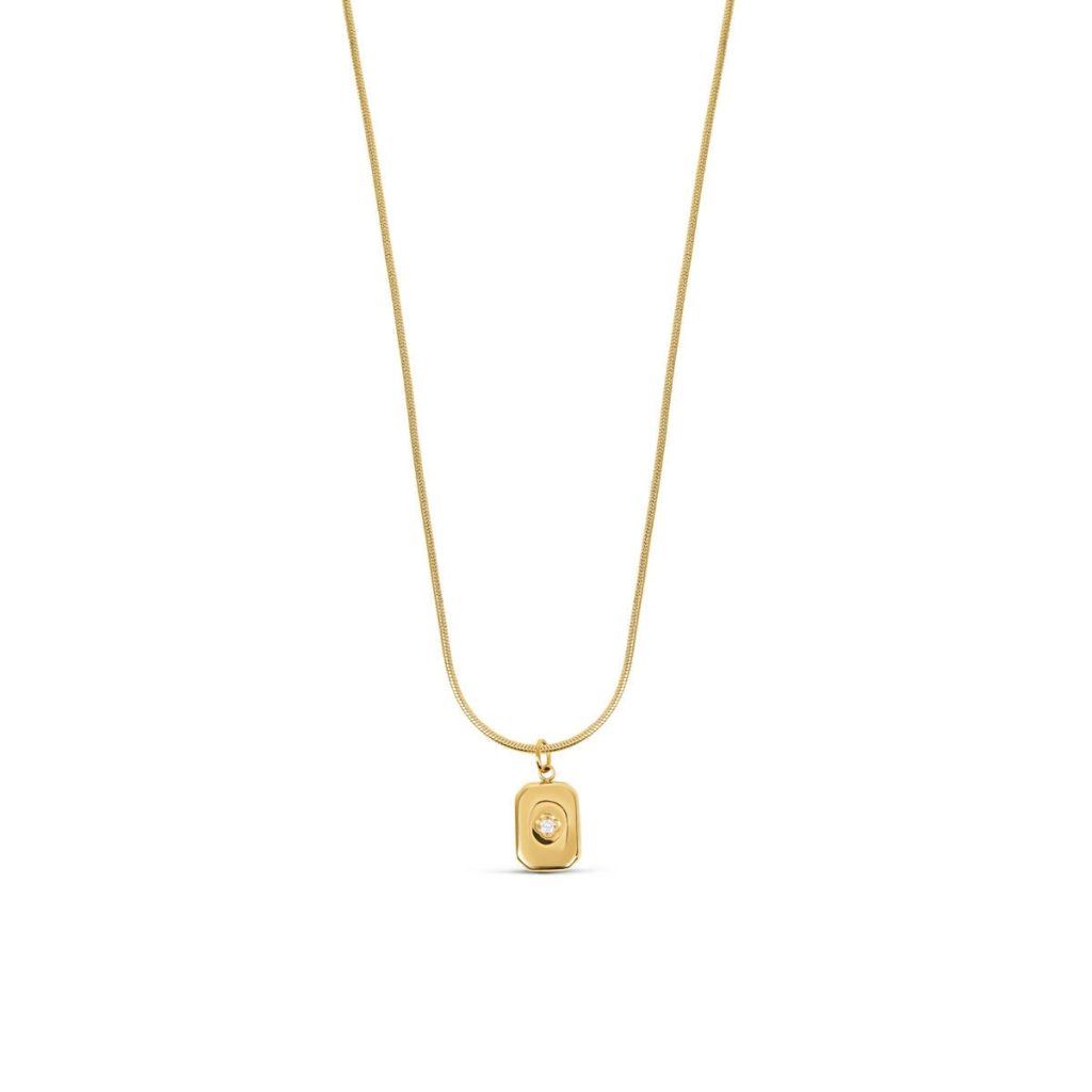 Colar Shine Pingente Banhado em Ouro 18k